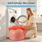 3Pcs Mesh Laundry Bags Washing Machine Mesh Wash Bags Jumbo - Image 3
