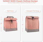 SUNNY BIRD Insulated Lunch Bag Pink Lunch Box Small Cooler Bag - Image 3