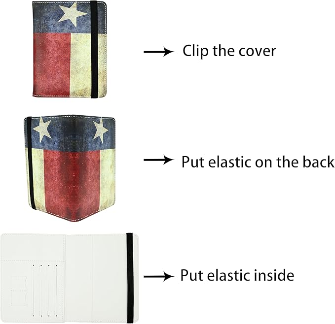 Texas Vintage Flag Passport Holder - Image 4