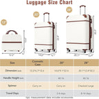 Merax Luggage Set 2 Piece Suitcase Set - Image 3