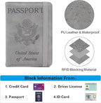 Melsbrinna Premium Leather Passport Holder Covers Case, Waterproof Rfid - Image 5