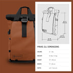 WANDRD PRVKE 21L, V3 Backpack: Weather-Resistant Travel & Camera Backpack - Image 9