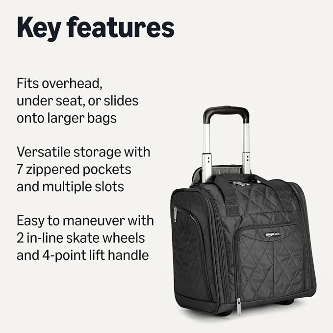 Amazon Basics Underseat Carry On Luggage - Image 2