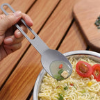 3-in-1 Camping Utensils, Portable Stainless Steel Spoon, Fork and Knife Combo - Image 5