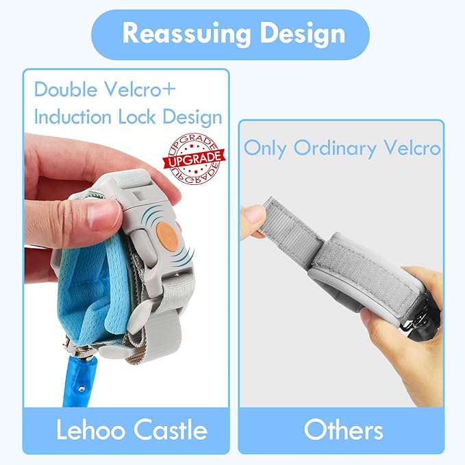 Lehoo Castle Kid Leash, 4.9ft Anti Lost Wrist Link - Image 5