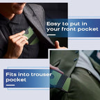Mens Business Card Holder, Slim Card Wallet - Image 6