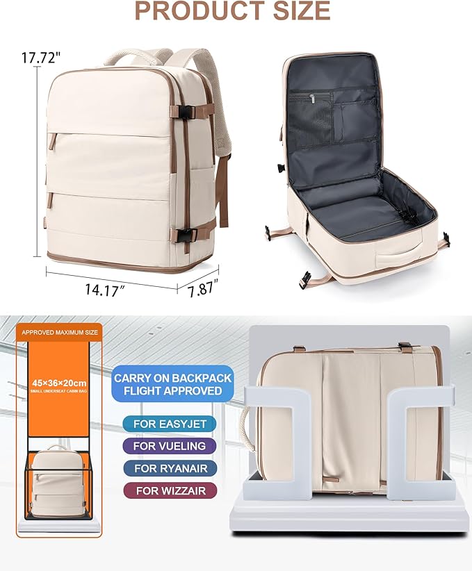 coowoz Travel Backpack Carry On - Image 5