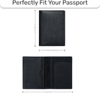 HIFA Leather Passport Holder, Handmade Passport Cover - Image 6