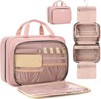 8L Travel Toiletry Bag with Jewelry Organizer by BAFAMYE