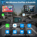 WonVon 7 Inch Wireless Motorcycle Carplay GPS Navigation System - Image 2
