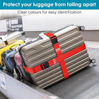 Travel Inspira Luggage Straps for Suitcases, Adjustable Suitcase Strap - Image 5
