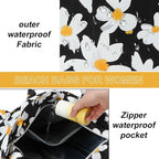 LEDAOU Beach Bag Waterproof Sandproof Women Tote Bag Pool Bag - Image 4