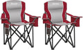 Padded Camping Chairs for Adults, Oversized Folding Outdoor Chairs, Weight by VOYSIGN