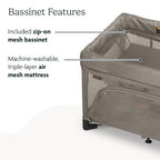 UPPAbaby Remi Playard | Deluxe 3-in-1 Portable Playard, Bedside Bassinet + - Image 5