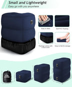 JefDiee Inflatable Travel Foot Rest Pillow, Kids Airplane Bed, Adjustable 3 - Image 3