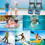 Double Space Waterproof Phone Pouch, 2 Pack Waterproof Phone Case - Image 6