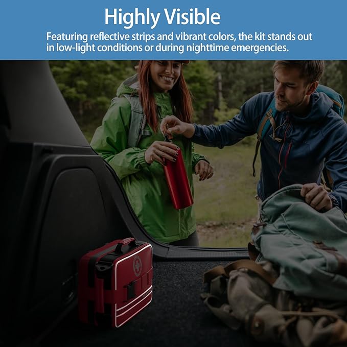 Comprehensive First Aid Kit for Home, Premium Emergency Trauma Kits - Image 7