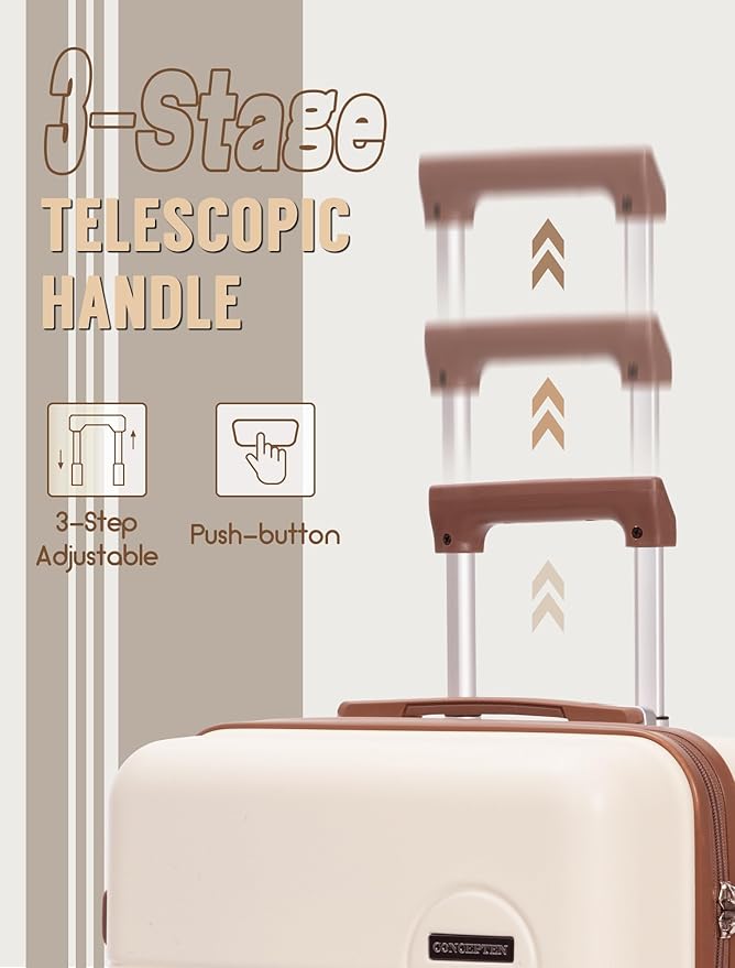 Luggage Sets 5 Piece, Suitcases - Image 2
