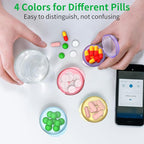 Small Pill Box, Travel Pill Case Portable Daily Pill Organizer Mini Medicine - Image 5