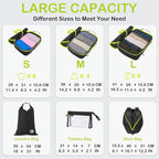Cipway Compression Packing Cubes, Lightweight Travel Luggage Organizers - Image 6