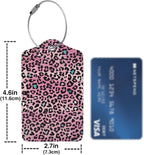 Pink Leopard Print Luggage Tags - Image 4