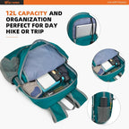 SKYSPER Small Hiking Backpack -12L Lightweight Packable Daypack - Image 3