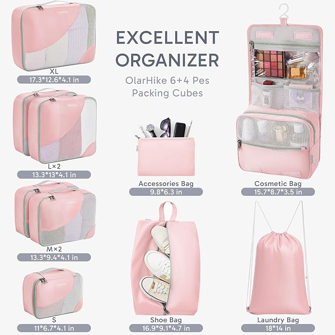 ALL INCLUDED 10 Set Durable Packing Cubes - Image 2