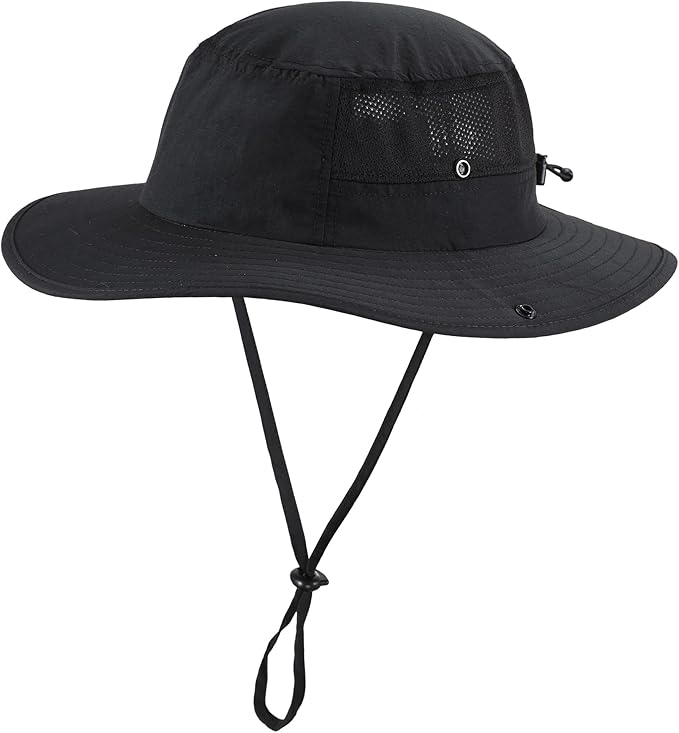 Home Prefer UPF50+ Mens Sun Hat Wide Brim Womens UV Protection Beach Bucket Hat by HomePreferHatsCaps