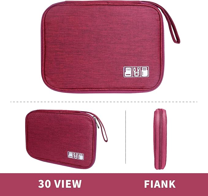 Electronics Travel Organizer, Portable Waterproof Electronic Travel Storage Bag - Image 6