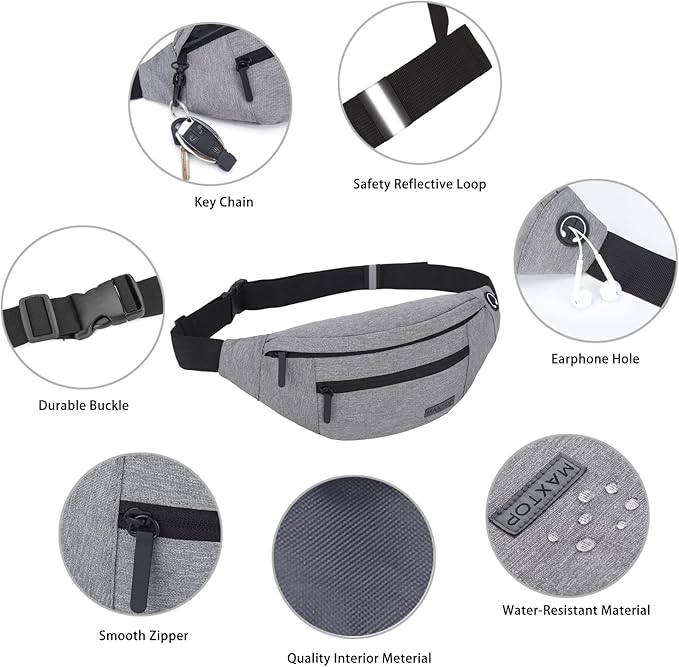 MAXTOP Large Crossbody Fanny Pack - Image 4