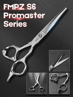 Hair Cutting Scissors Professional, 6" Barber Scissors, Hair Cutting Shears with 440C Steel - 60HRC Hardness Extremely Sharp with Ergonomic for Salon & Home - Classic Style