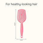 Conair Scalp Care Detangling hairbrush - Curly Hair Brush - Scalp Massager - hairbrushes for women & men - detangler for all lengths and types - can use wet or dry - Pink Pulse