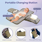 RUVALINO Diaper Bag Backpack, Large Capacity, Waterproof, Olive Green - Image 9