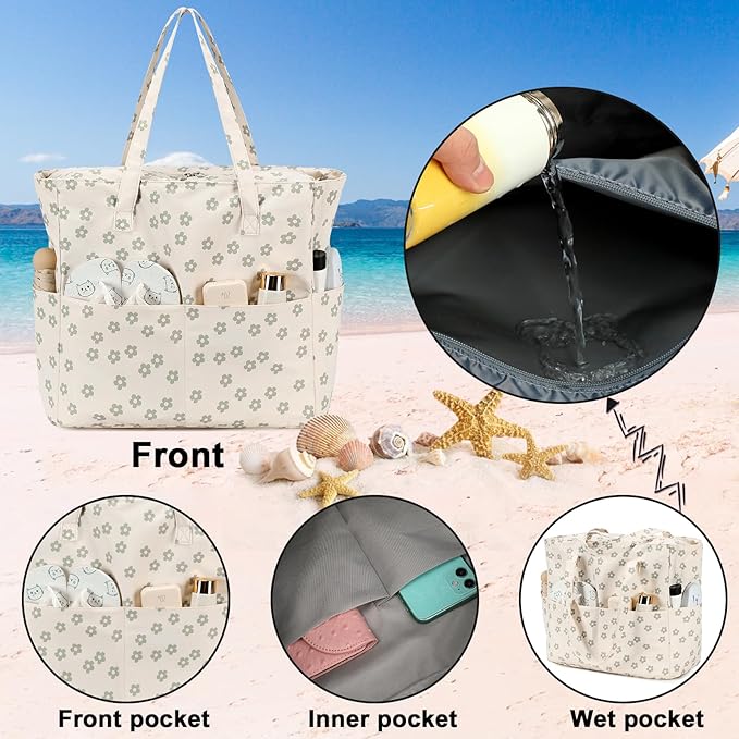 Waterproof Beach Tote Pool Bags - Image 4