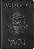 BIAOTIE Premium Leather Passport Holder Covers, Rfid Travel Wallet Passport by BIAOTIE