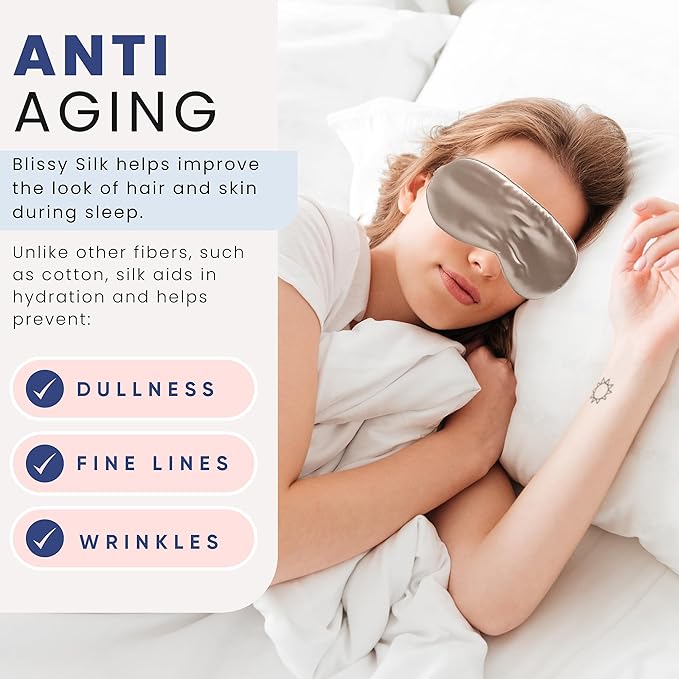 Blissy Silk Sleep Mask - Image 6