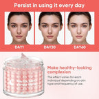 Pink Moisturizer Capsule Face Cream for Women Skin Aging Caused By Age: Deep Hydration,Reduce Fine Lines,Even Skin Tone - With Hyaluronic Acid Niacinamide & Hydrolyzed Collagen Vitamin C