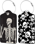 2 Pack Human Skeleton Luggage Tag by EOBKLAX