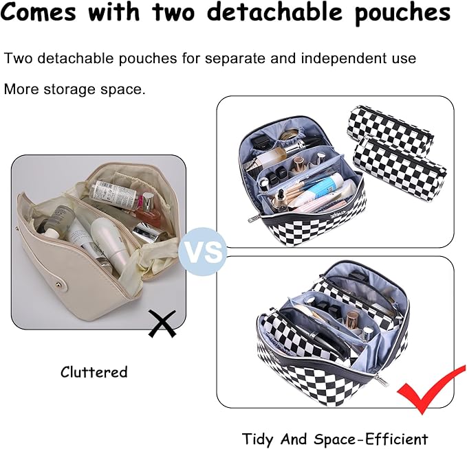 BOYATU Travel Makeup Bag Cosmetic Bags - Image 7