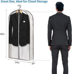 Clear Plastic Hanging Clothes Bags - Image 2