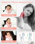 Travel Pillow, Neck Pillow Airplane, Plane Pillow Memory Foam Travel Neck Pillow - Image 3
