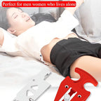 Portable Door Lock for Hotel Home Apartment, Door Blocker Security No Drill - Image 5