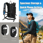 Hydration Backpack Pack with 2L Water Bladder 18L Hiking Backpack Women Men - Image 4