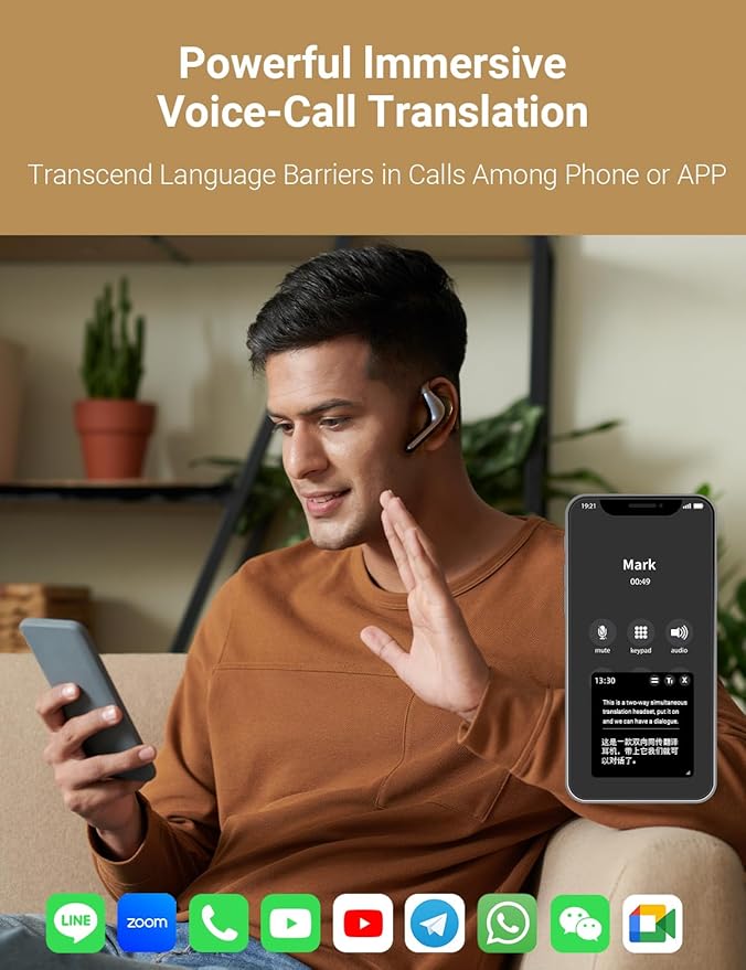 Timekettle W4 Pro AI Interpreter Earbuds, Translator Device Supporting 40 - Image 5