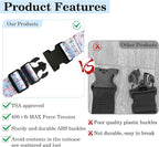 Cherry Blossoms Luggage Straps for Suitcases TSA Approved, Luggage Identifiers - Image 4