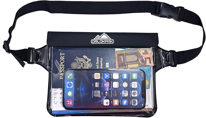 DRLOKPAK Waterproof Waist Bag Pouch Fanny Pack Bum Bag by DRLOKPAK