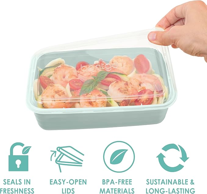 Bentgo 20-Piece Lightweight, Reusable BPA-Free 1-Compartment Containers - Image 4