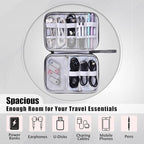 CILLA Travel Cord Organizer Case, Portable Waterproof Storage Bag - Image 3