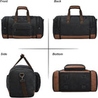 Litvyak Duffle Bag for Travel, 50L Canvas Travel Duffel Bags Overnight Weekend - Image 3