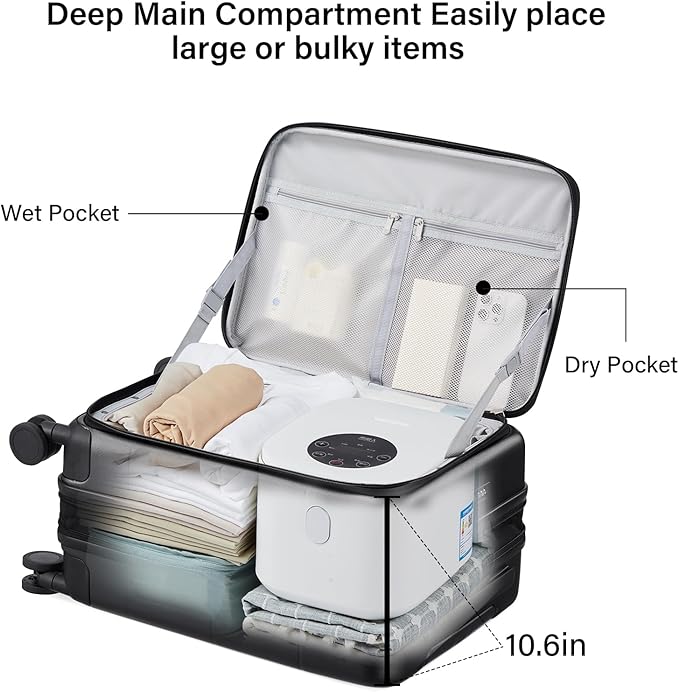 Hanke Hardside Expandable Carry On Luggage, 20 Inch Top Opening Trunk Luggages - Image 5